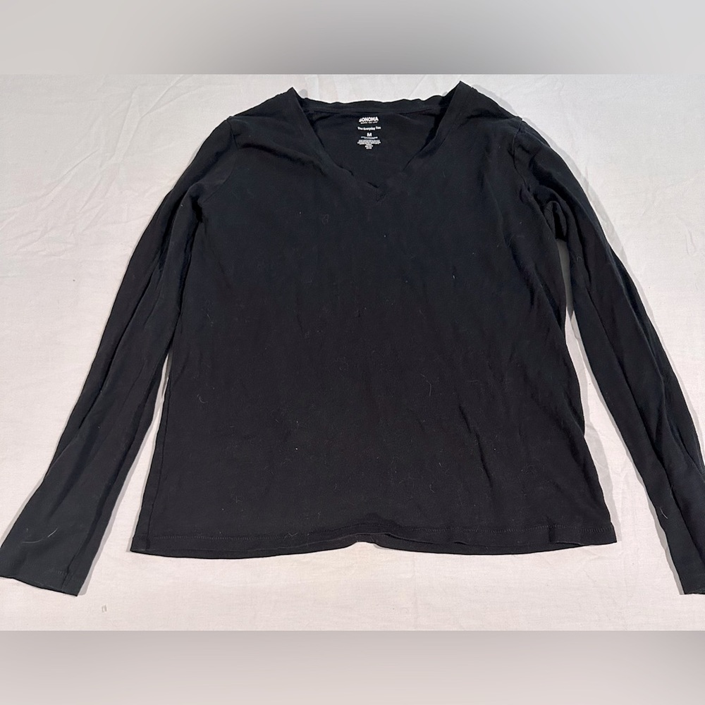 Black long sleeve tee | Sonma | Medium